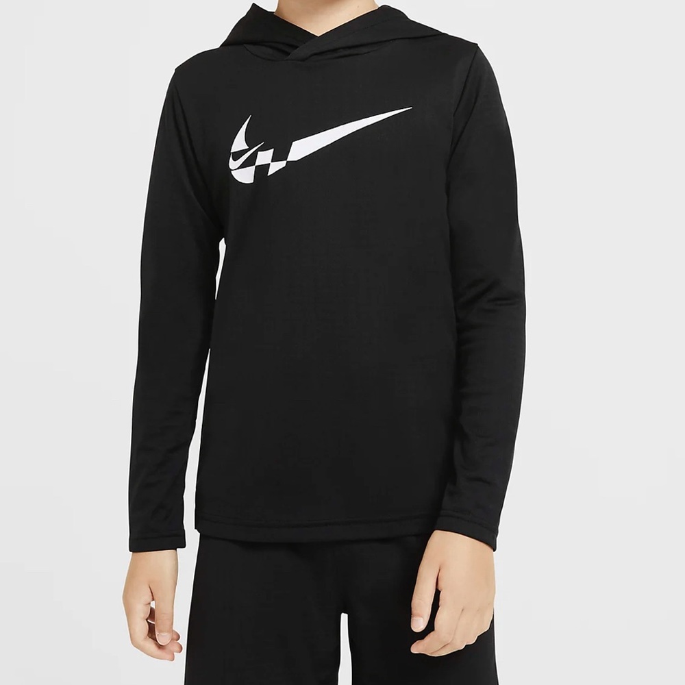 Big Kids' (Boys') Long-Sleeve Hooded Training Top size L like new
